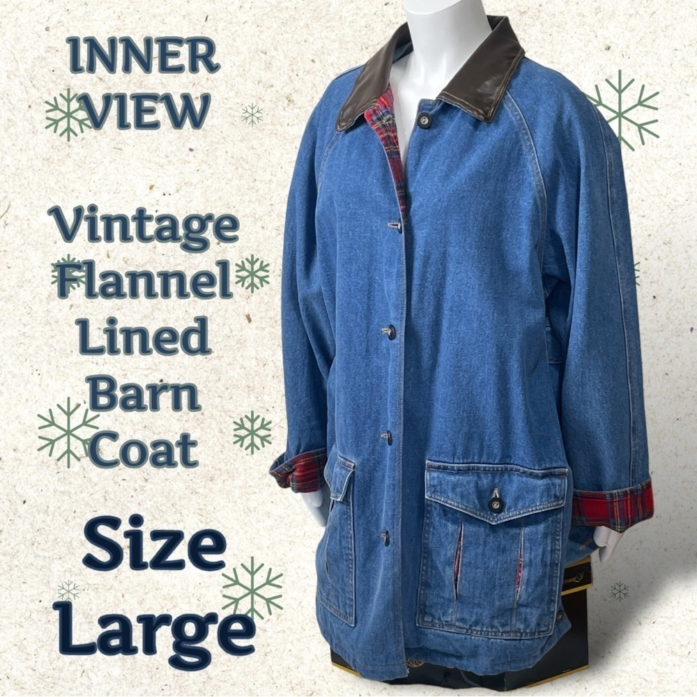 Blue Jean Jacket with Black Collar